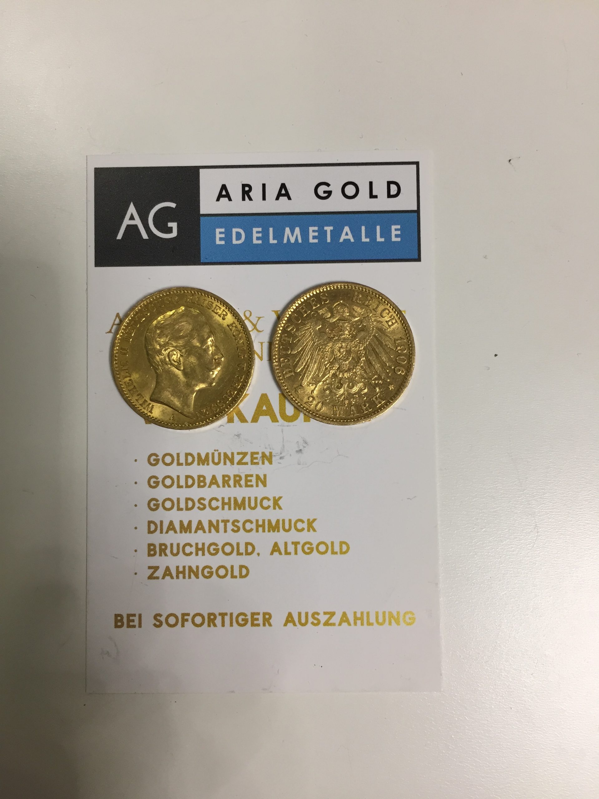 Gold An Und Verkauf In Meiner Nähe Ankauf Goldmünzen Kaiserreich - Aria Gold Mhldorf - Goldankauf und